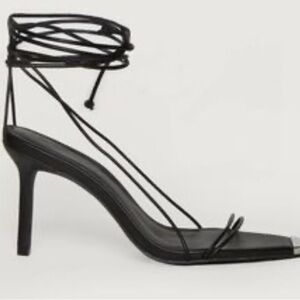 Elegant Black Strappy Heels